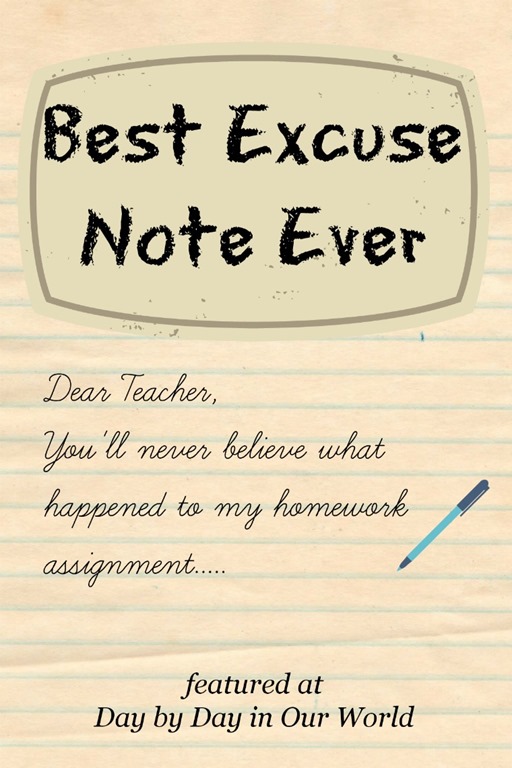 How To Write A Good Excuse Note For School