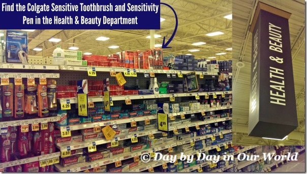 Colgate Sensitive Toothbrush and Sensitivity Pen Can Be Found in the Health and Beauty Department of Kroger Stores Colgate Sensitive Toothbrush and Sensitivity Pen Can Be Found in the Health and Beauty Department of Kroger Stores