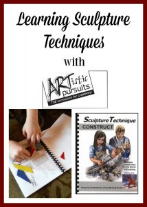 Have a middle or high school student wanting to do sculpture? ARTistic Pursuits can have them learning in quick order!