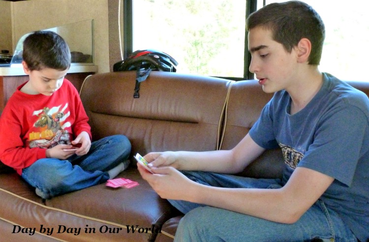 Playing Simple Card Games Can Keep Kids Busy on a Camping Trip