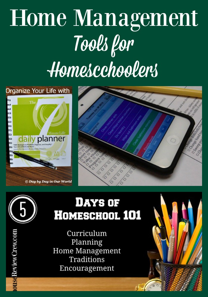Life can get messy without some organization Sharing different home management tools for homeschoolers