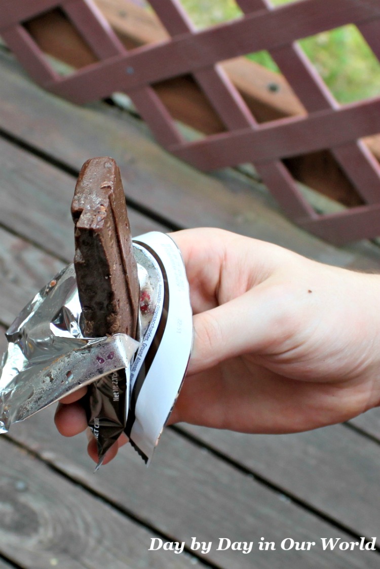 Pure Protein Plus Bar in Mocha Brownie for a post workout snack
