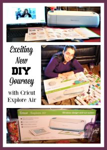 Embarking on an exciting new DIY journey with the Cricut Explore Air.