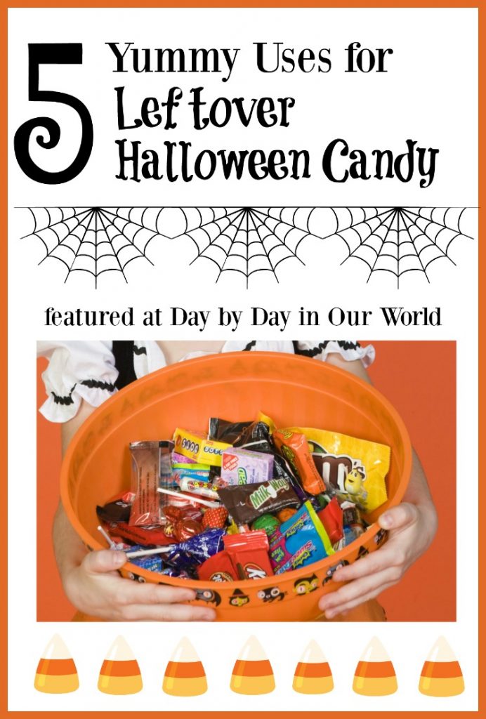Got leftover Halloween Candy? Here are 5 yummy ways to use it after the holiday.