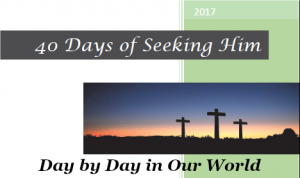 40 Days of Seeking Him Sampler Cover Image