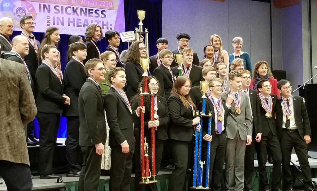 Alaska Academic Decathlon 2020 Top Teams for Large Schools