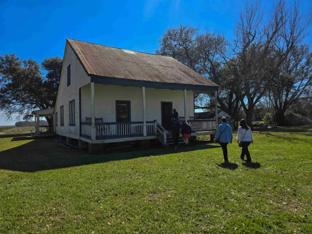 Exterior of the historic house at St. Joseph Plantation in Louisiana that was used as a filming location for Queen Sugar.